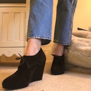 Jack Rogers Lace Up Wedge Bootie